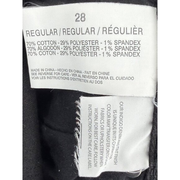 Rachel Roy Black Mid-Rise Studded Skinny Jeans 28 | Rockstar Girlfriend Grunge - Picture 14 of 15